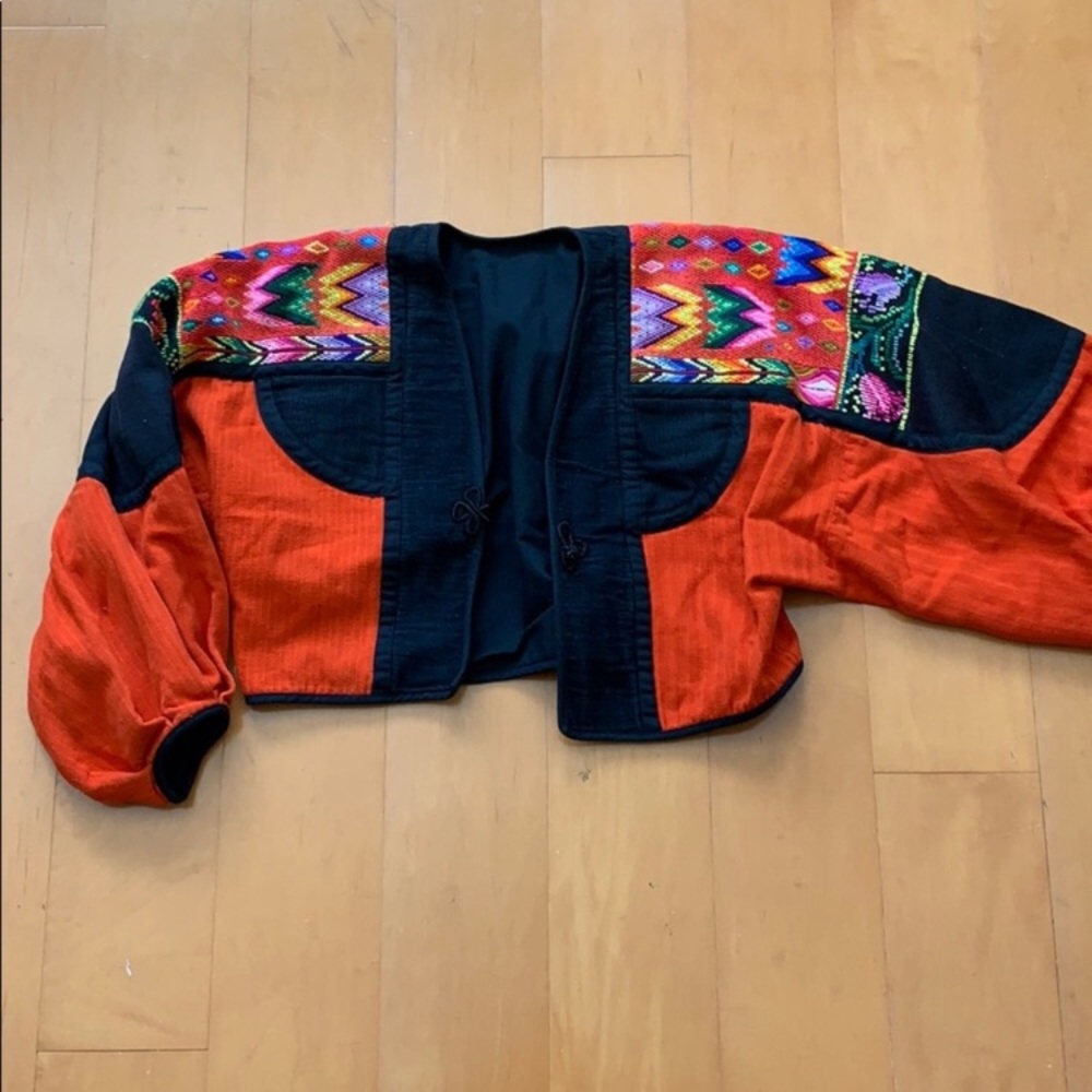 Vintage Embroidered Bomber